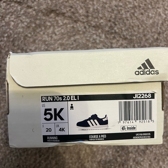 Adidas Kids Dark Blue Sneakers - Picture 3 of 3